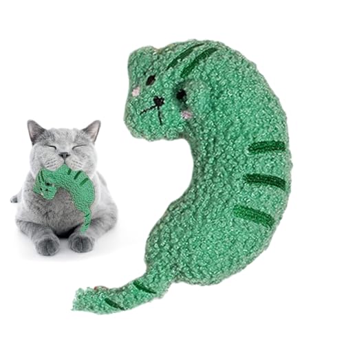 GECAP Indoor Cat Bite Toy | Welpen, Kätzchen, quietschend, gefüllt, Plüsch, weiches Katzenplüsch, Unterhaltungszubehör für Zuhause, Ausflüge, Camping, Haustierunterkunft, Tiergeschäft von GECAP