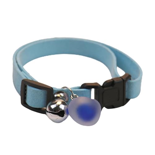 Basic Hundehalsbänder, Haustierhalsband mit Plüschherz, Hundehalsbänder mit Glockenkragen, leichte Katzenhalsbänder, reflektierendes Katzenhalsband mit Glocke, Halsband für Katzen von GEDOX