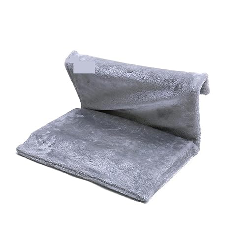 46 cm Haustier Katze Tier Hängematte Katze Warmes Bett Hängen Winter Warme Fleece Korb Hängematten Metall Eisen Rahmen Schlafen Bett Lager 8 Kg (Gray) von GEJUAN