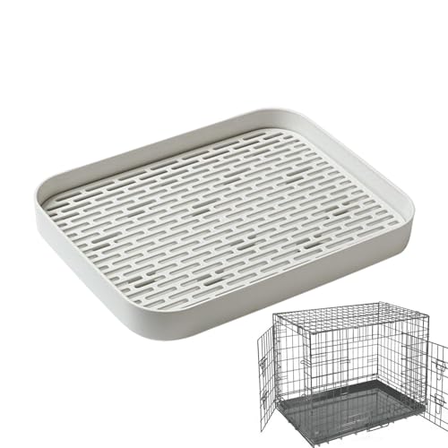 Kleine Kaninchentoilette, quadratische Kaninchentrainer-Box – kompakte Haustierpfanne, geruchsresistente Katzentoilette, Haustierpfannenbox für Kleintiere, Töpfchentraining von GENERIC
