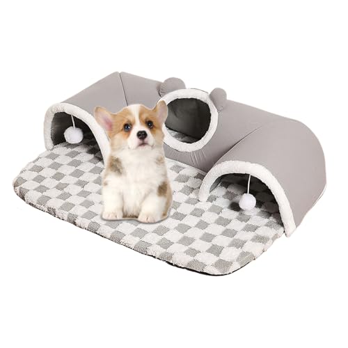 Spieltunnel für Katzen, Tunnel für Kätzchen mit Eingängen, Schlafmatte für Haustiere, für Innendekoration, Haus, Schlafzimmer, Winter, Sommer Spieltunnel für Katzen, Tunnel für Kätzchen mit Eingängen, Schlafmatte für Haustiere, für Innendekoration, Haus, Schlafzimmer, Winter, Sommer von GENERIC