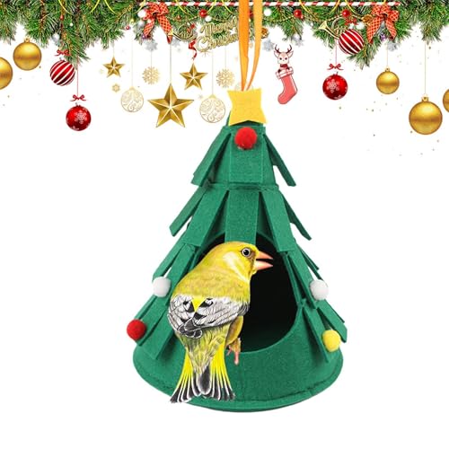 Weihnachts-Guinea-Versteck,Hamster-Weihnachtsbaum - Warmes, gemütliches Hamster-Weihnachtsspielzeug, Guinea-Versteck | Guinea-Haus, Weihnachtstierbetten für Hamster, Guinea von GENERIC