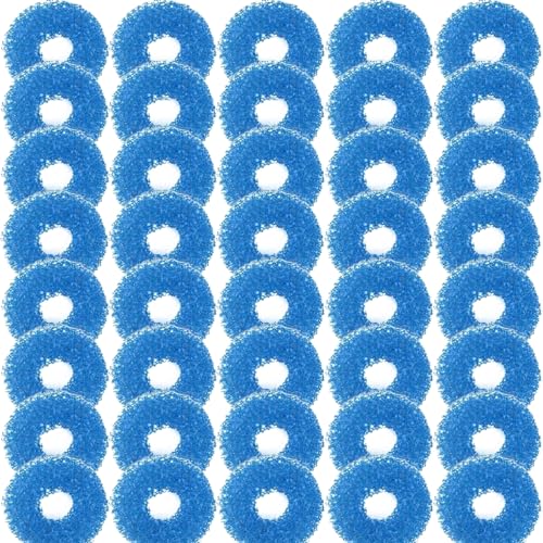 GERUI 40 pcs Rauhe Filterschwamm Passend für Eheim 2616085 Aquaball 2212/60 130 180 2208 2210（blau） von GERUI