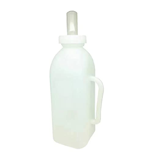 Tierärztliche Milchflasche, Kalbsmilchkännchen, große Kapazität, Nippel-Futterflasche für Tiere, Rinder, Schafe von GFDGUUJWQMMMM