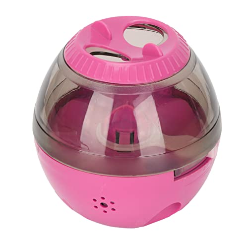 Leckerli Ball für Hunde, Automatischer Langsamfütterungsball für Haustiere, Langeweile Buster Beendet Ungezogenes Kauen und Blähungen, Reduziert Langeweile und Fördert Kleine, Mittelgroße Hunde(Rosa) von GFRGFH