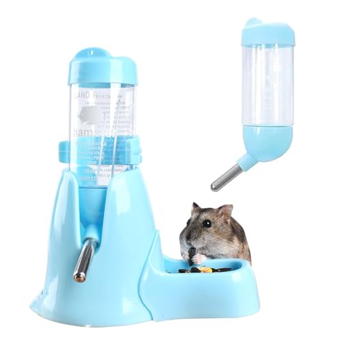 Hamster Zubehör, Automatischen Wassertrinken Spender, Hamster Trinkflasche, Trinkflasche Hamster, Meerschweinchen Trinkflasche, Trinkflasche Meerschweinchen, Hasen Trinkflasche, Kleintiertränke, 80ml von GFTCGK