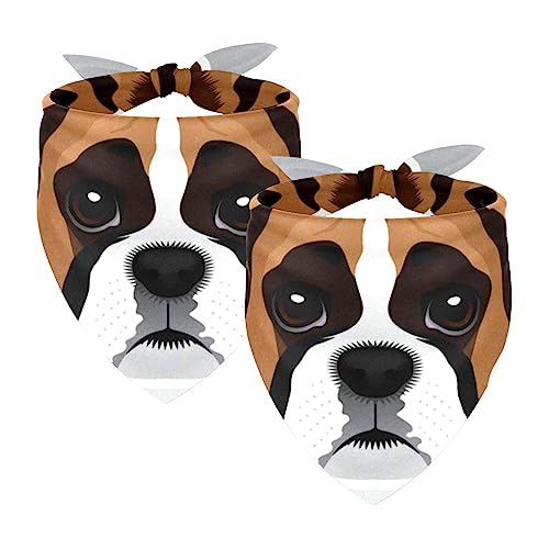 2Pcs Hunde Bandanas Hochzeit Foto Requisite Lätzchen Haustier Zubehör Haustier Schal Katzen Bandana für Hunde Welpen,Boxerhund von GIAPB