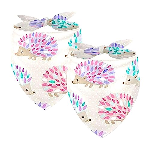 2Pcs Hunde Bandanas Hochzeit Foto Requisite Lätzchen Haustier Zubehör Haustier Schal Katzen Bandana für Hunde Welpen,Tierischer bunter Polkadot von GIAPB