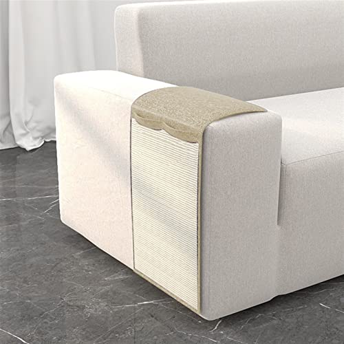 GIBZ Sisal Katze Kratzmatte für Sofa Ecke Stuhl Couch Protector Kratzschutz Langlebig für Indoor, Khaki, S von GIBZ