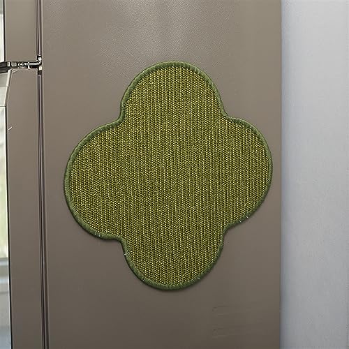 GIBZ Sisal Kratzmatte Möbelschutz für Katzen im Innenbereich Vertikal Rutschfester Kratzteppich Natürlich für Wand Tür, Grün, 48×48cm von GIBZ