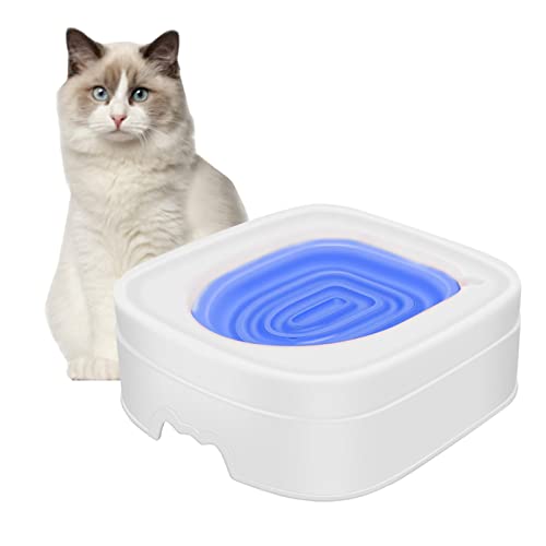 Katzentoiletten Trainingsset, Katzen Toilettensitz Toiletten Trainer, Katzentoilette Katzenklo Toilettensitz Trainingssystem für Haustier, hilft Ihrer Katze, die Toilette zu benutzen von GIMOCOOL