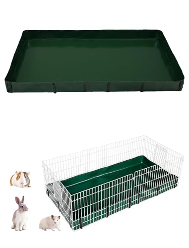 GINIDEAR Meerschweinchenkäfig-Auskleidung, wasserdicht/auslaufsichere Basis für Meerschweinchenkäfige Wiederverwendbare Unterseite für Kaninchen, Hamster, Igel und andere Kleintiere. für Midwest Cage von GINIDEAR