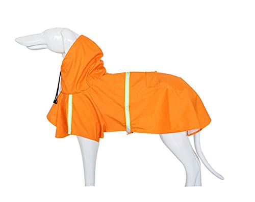 GIVBRO Hundemantel Regenmantel Hoodie Kleidung Haustier Outfit Jacke mit reflektierendem Streifen für kleine, mittelgroße und große Hunde Outdoor Sport von GIVBRO