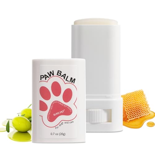 GJYC PET Pfotenbalsam Hund, Pfotenbalsam Stick mit Bienenwachs und Vitamin E, Pfotenpflege für Hunde und Katzen - Heilt, Repariert und Regeneriert Trockene, Rissige und Beschädigte Pfoten von GJYC PET