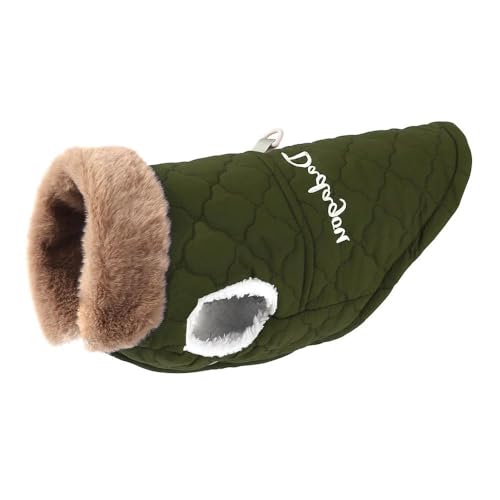 Herbst Und Winter, Einfarbig, Warme Hundejacke, Weiche Und Bequeme Warme Fleece-Hundejacke, Chihuahua-Mops, Französische Bulldogge, Labrador-Jacke, Kleidung,C,XL von GKRB