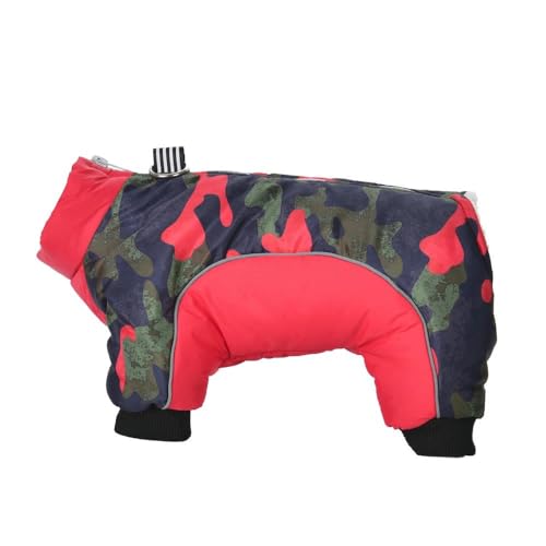 Herbst Und Winter Warme Hundejacke, Verdickte Warme Fleece-gefütterte Haustier-Arbeitskleidung, Wind- Und Wasserdichter Outdoor-Hundeoverall, Mops, Chihuahua, Französische Bulldogge, Jackenm von GKRB