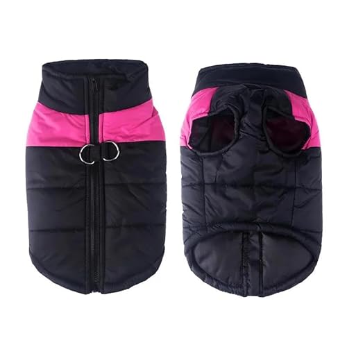 Winter Verdickte Warme Haustierjacke Kleidung Outdoor Wind- Und Wasserdicht Haustier Einfarbig Weste Mantel Golden Retriever Labrador Französische Bulldogge Deutscher Schäferhund Chihuahua M von GKRB