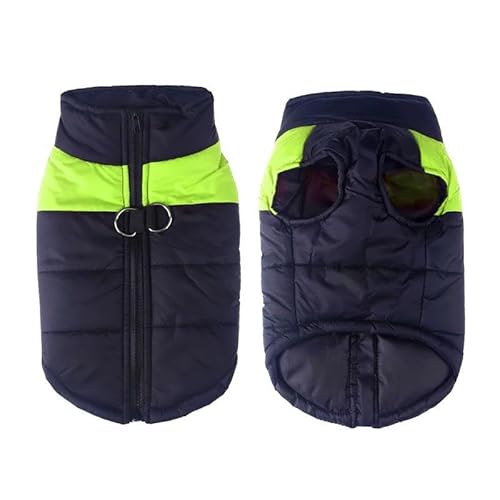 Winter Verdickte Warme Haustierjacke Kleidung Outdoor Wind- Und Wasserdicht Haustier Einfarbig Weste Mantel Golden Retriever Labrador Französische Bulldogge Deutscher Schäferhund Chihuahua M von GKRB