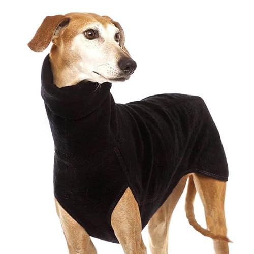 Winter Warm Fleece Haustier Pullover Schäferhund Kleidung Einfarbig Warmer Hundepullover Pullover Outdoor Winddicht Haustier Pullover Schäferhund Chihuahua Mops Französische Bulldogge Pullov von GKRB