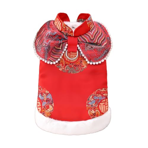Welpenmantel Für Kleine Bis Große Hunde Verdicken Mantel Chinesisches Frühlingsfest Outfit Boy Girl Für Innen Und Außenwinkel Winterhundbekleidung Welpenmantel Für Kleine Bis Große Hunde Verdicken Mantel Chinesisches Frühlingsfest Outfit Boy Girl Für Innen Und Außenwinkel Winterhundbekleidung von GKYQVE