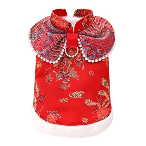 Welpenmantel Für Kleine Bis Große Hunde Verdicken Mantel Chinesisches Frühlingsfest Outfit Boy Girl Für Innen Und Außenwinkel Winterhundbekleidung Welpenmantel Für Kleine Bis Große Hunde Verdicken Mantel Chinesisches Frühlingsfest Outfit Boy Girl Für Innen Und Außenwinkel Winterhundbekleidung von GKYQVE