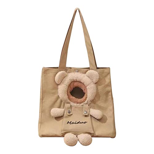 G3R3 Hundetragetasche, Segeltuch, Tragetasche, für kleine Handtasche, Welpen, Hunde, Haustiere, Reisetasche von GLIMDA