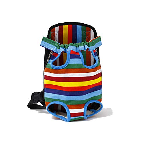 GLJY Transportbox Hund Rucksack Doppel Umhängetasche für Hund/Katze, verstellbare Satteltasche Harness für Small Medium Large Reisen Wandern,A,L von GLJY