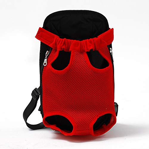 GLJY Transportbox Hund Rucksack Doppel Umhängetasche für Hund/Katze, verstellbare Satteltasche Harness für Small Medium Large Reisen Wandern,D,L von GLJY