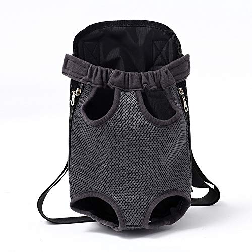 GLJY Transportbox Hund Rucksack Doppel Umhängetasche für Hund/Katze, verstellbare Satteltasche Harness für Small Medium Large Reisen Wandern,E,L von GLJY