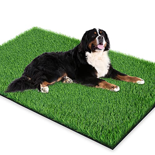 GLOBREEN Haustierfreundliches Kunstrasen für Hunde zum Pinkeln, Whelping, Welpentöpfchentraining, Kunstrasen-Grasmatte für Terrasse, drinnen und draußen, hohe Drainage, 150 x 80 cm von GLOBREEN