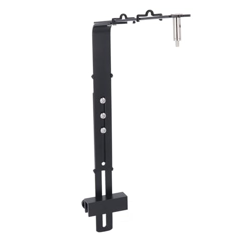 GLOGLOW Aquarium -Lichthalterung, Fischtankleuchtenhalter mit Aluminiumlegierung Zum Hängenden Lampenhöhenhöhe Aquarium Light Stand Kit, Geeignet für Vielseitige Verwendung (Black) von GLOGLOW