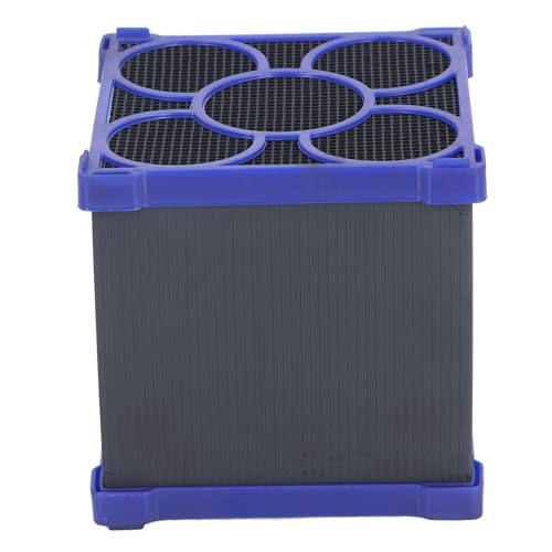 GLOGLOW Aquarium-Würfelfilter, Aktivkohle-Wasserreiniger-Würfelfilter für Wasseraquarienteiche (10x10x10cm / 3,9x3,9x3,9in) von GLOGLOW