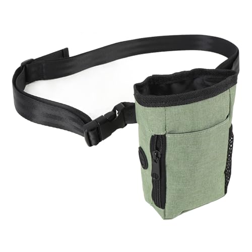 GLOGLOW Hunde-Leckerli-Tasche, Hunde-Leckerli-Trainingstasche, Tragbare Hunde-Snack-Tasche, Oxford-Stoff, Haustier-Belohnungstasche mit Kotbeutel-Spender für Hundetraining, von GLOGLOW