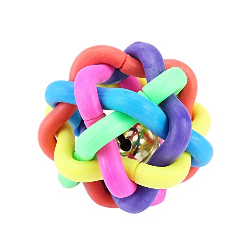 GLOGLOW Kauspielzeug, Beißball für Hunde und Welpen, Extra Robust, Elastisch, Schützt das Zahnfleisch, Geschenkspielzeug, Geeignet für Hunde und Katzen, Spieltraining, 6,5 cm (M) von GLOGLOW