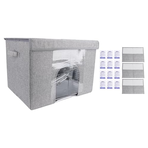 GLOGLOW Klapptierhaus, die Gesamte Saison Universal Fold Pet House mit Eisbeutel Praktische Leichte, Komfortable Tragbare Innenhöhle für die Heimreise Im Freien (Grey) von GLOGLOW