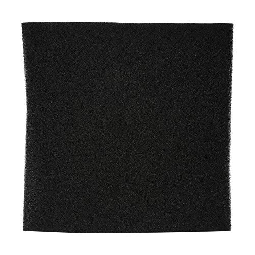 GLOGLOW Schaumstofffilter für Aquarien, selbstklebender biochemischer Schwamm für Aquarium-Filtration, schwarze Baumwolle, 50 x 50 x 4 cm für Süßwasser (50 x 50 x 2 cm grobes Loch) von GLOGLOW