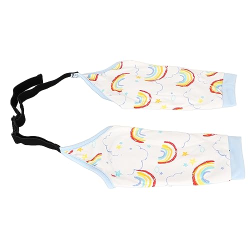 GLOGLOW Weiche Hunde-Ellenbogenbandage, Atmungsaktiver, Bequemer Beinwundenschutz für Haustiere, Ellenbogengelenk-Schutzhülle für Haustiere aus Polyester-Baumwolle (3XL) von GLOGLOW