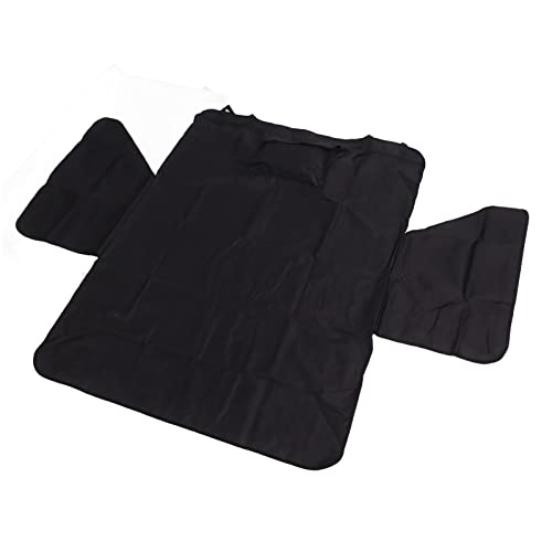 Pet Back Seat Extender, Wasserdichtes Auto Pet Pad Schwarz für Camping (132 * 104 * 43 cm) von GLOGLOW