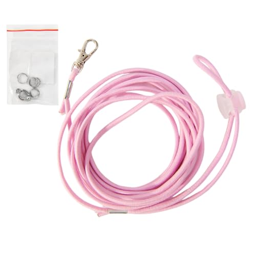 Ausbruchsichere Leine für Papageien, Vögel, mit Kordelverschluss, elastische Metall-Knöchelringe, Haustiertraining Ausbruchsichere Leine für Papageien, Vögel, mit Kordelverschluss, elastische Metall-Knöchelringe, Haustiertraining von GMBYLBY