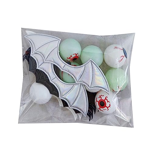 BatWings Stoffflügel für Halloween, personalisierbar, Stoffflügel, 10 cm, Fledermausflügel, Halloween-Fellpflege-Zubehör-Set, Stoff, mit Flügel mit Totenkopf von GMBYLBY