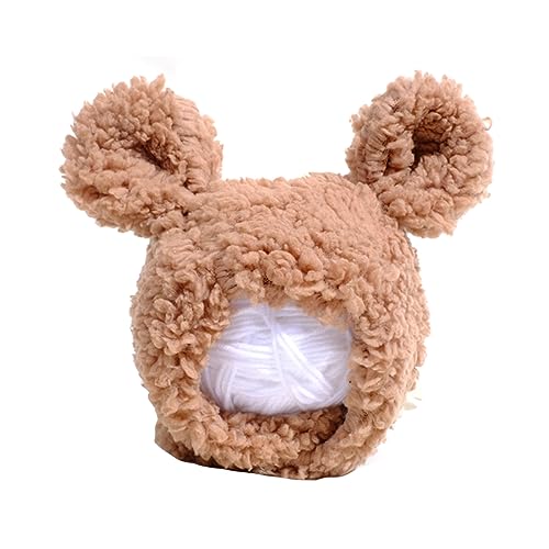 GMBYLBY Plüsch Bärenohr Design Für Katzen Halloween Schelmische Haustier Winter Halten Sie Warm Mit Verstellbarem Nackengurt Cosplay Für Haustier Halloween Cosplay Requisiten GMBYLBY Plüsch Bärenohr Design Für Katzen Halloween Schelmische Haustier Winter Halten Sie Warm Mit Verstellbarem Nackengurt Cosplay Für Haustier Halloween Cosplay Requisiten von GMBYLBY