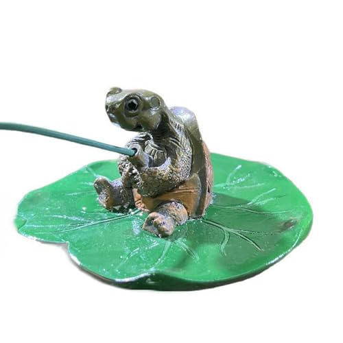 GMBYLBY Schildkröte Auf Blattaquariumdekorationsharz Skulptur Für Fischtanks Und Teichlandschaft Realistische Schildkröten Heimdekoration GMBYLBY Schildkröte Auf Blattaquariumdekorationsharz Skulptur Für Fischtanks Und Teichlandschaft Realistische Schildkröten Heimdekoration von GMBYLBY