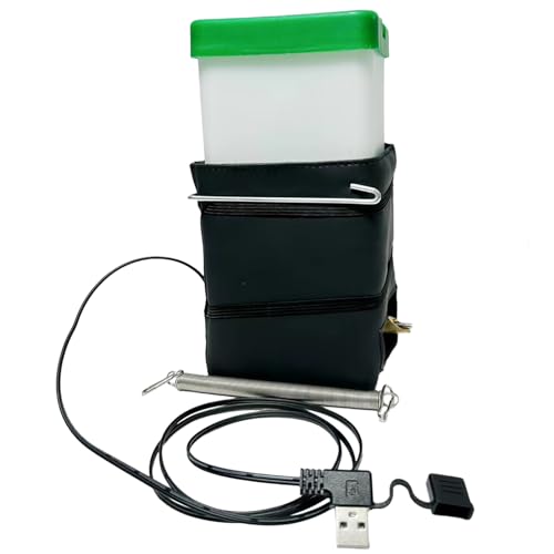 GMBYLBY USB Beheizter Wasserspender Für Haustiere Für Kaninchen Externer Automatisch Beheizter Wasserspender Saubere Wasserflasche Mit Schlagbolzenkopf USB Wasserspender Für Kleine Tiere von GMBYLBY