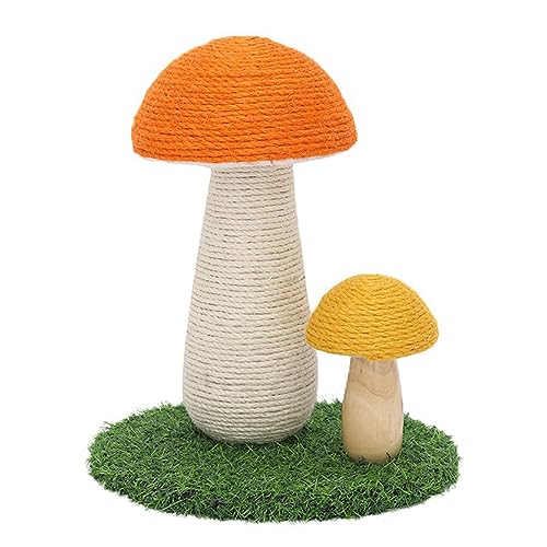 GMBYLBY Kätzchen Katze Kratzbaum Schöne Pilz Form Sisal Seil Post Zähne Katze Kauen Spielzeug Geschenk Für Indoor Cat Scratch Post Seil von GMBYLBY