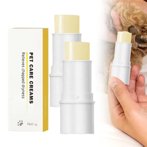 GMTEO Paw Ointment Stick, 2024 Neu Pfotenbalsam Hund,Pfotenpflege Hund mit Sheabutter für Hunde Katzen im Herbst/Winter, Pfotenschutz Hund für Wundheilung und den Pfotenschutz beim Hund (3 Stück) von GMTEO