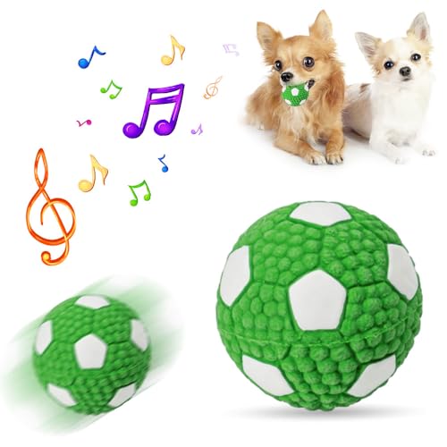 Immortal Toy for Aggressive Chewers, 2024 Neu langlebig weich hundespielzeug Ball, hochwertig Hundeball Unzerstörbar für Große Mittelgroße Kleine Hunde (grün - 2 Stück) von GMTEO