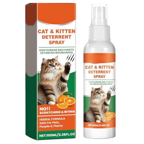 GNAUMORE Anti Kratz Spray Katzen,Kratzfestes Spray,Kratzfestes Spray für Katzen,Kratzschutz fur KatzeHund,Anti Kratz Spray fur Katzen,Kratzschutz für Katze Hund,Fernhaltespray Katzen 100ML von GNAUMORE