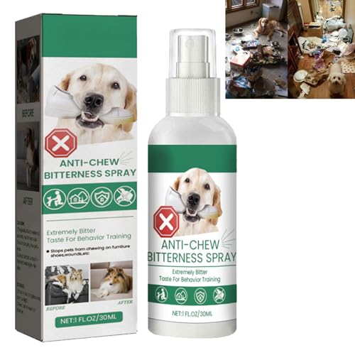 GNAUMORE Anti-Mastikationsspray, Anti-Kau-Spray für Hunde, Katzen und Hunde, Amaro Spray, Anti-Kau-Spray für Welpen, Katzen und Hunde, Amaro-Spray, Korrekturspray für Haustiere von GNAUMORE