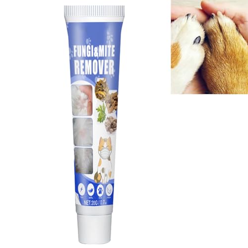 GNAUMORE Haustier-Milben-Repellent-Creme,Anti Milben für Hund,Zuverlässiger Milbenschutz für Hunde,Grasmilben Sparset für Hunde,Hautpflege Milben Hund Grasmilben Bekämpfen 20G von GNAUMORE