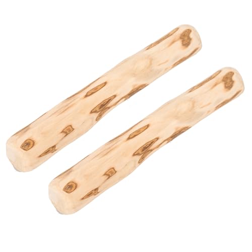 GNAUMORE Kaffeeholz Hundespielzeug, Kaffeeholz Kaustab, Langlebiger Holzknochen für Kauspass, 100% Natürliches Kaustab für Hunde, Robustes Kauholz für Hunde, 14 * 1.8cm, 2pc von GNAUMORE